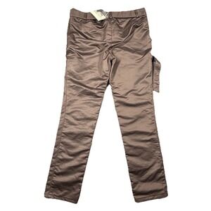 New Walter Baker Women's Daniella Belted Paper Bag Waist‎ Pants in Brown Size 2